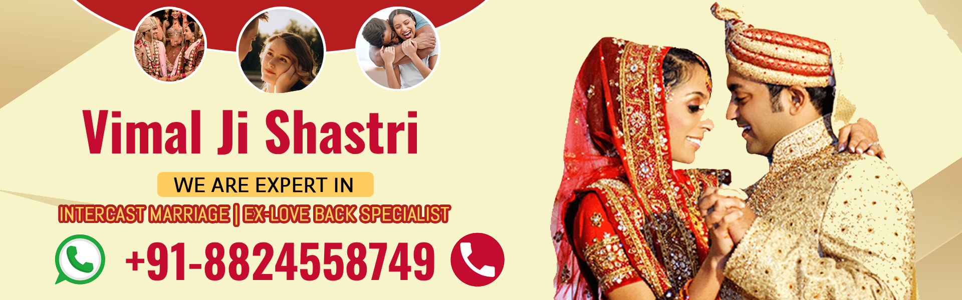 Pandit Vimal Ji Shastri  +91-8824558749